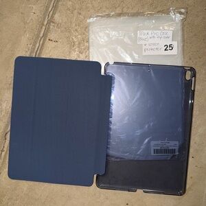 Blue iPad Pro Case with Screen Protector